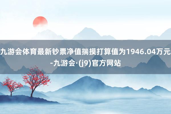 九游会体育最新钞票净值揣摸打算值为1946.04万元-九游会·(j9)官方网站