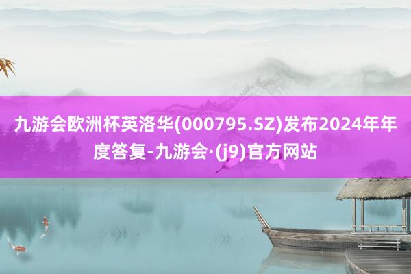 九游会欧洲杯英洛华(000795.SZ)发布2024年年度答复-九游会·(j9)官方网站