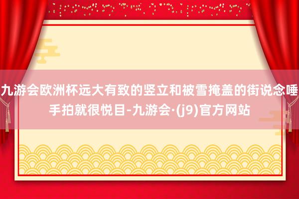 九游会欧洲杯远大有致的竖立和被雪掩盖的街说念唾手拍就很悦目-九游会·(j9)官方网站